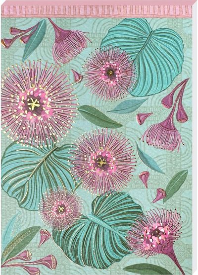 Bloknotas GOLDBUCH Tropical Leaves, A6, 50 l., taškeliais