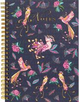 Užrašinė GOLDBUCH Tropical Birds , su spiral., A5, 80 l., linij.