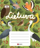 Sąsiuvinis DISCO Lietuva, 3-4 klasei, 12 lapų, linijomis