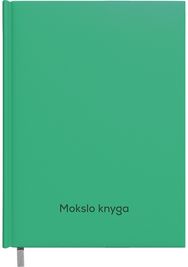 Mokslo knyga WEEK, 14 x 19 cm, 2026/2027, smaragdo žalios sp.