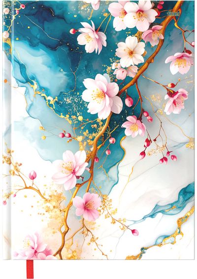 Mokslo knyga WEEK 14x19cm CHERRY BLOSSOM, 2026/2027