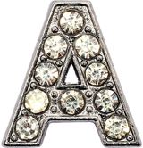 Antsiuvas DRM-LND A - Silver, Rhinestone