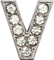 Antsiuvas DRM-LND V - Silver, Rhinestone