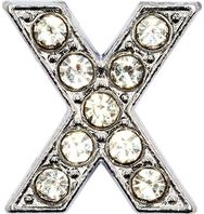 Antsiuvas DRM-LND X - Silver, Rhinestone