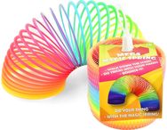 Žaislas spyruoklė Spring Rainbow, 9 cm