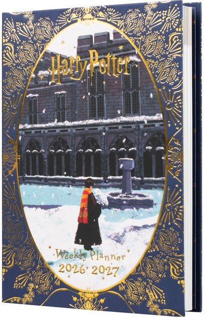 Mokslo knyga Harry Potter, 2026/2027, 17 mėn ( Rugpj./gruodis), A5, savaitė