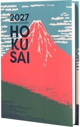 Mokslo knyga Hokusai, 2026/2027, 17 mėn ( Rugpj./ gruodis), A5, savaitė