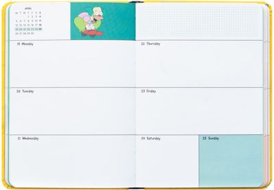 Mokslo knyga Simpsons, 2026/2027, 17 mėn ( Rugpj./ gruodis), A56, savaitė