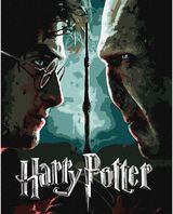 Tapyba pagal skaičius IDEYKA Harry Potter Haris ir Voldemortas, su metaliko dažais, 40 x 50 cm