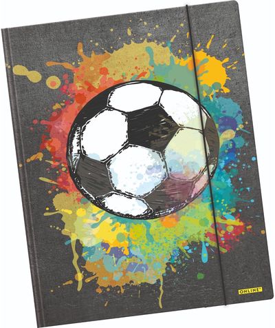 Aplankas kartoninis ONLINE Soccer, su guma, A3
