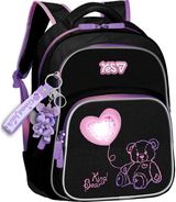 Ergonominė kuprinė YES Pink Bear, 38 cm