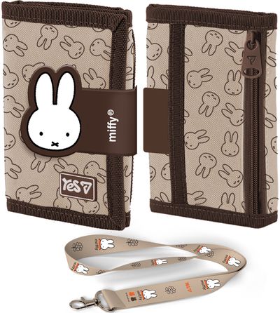 Piniginė YES Miffy Bunny, 12,7 X 8,5 X 1 cm