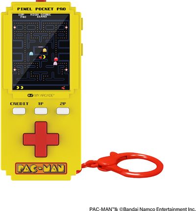 Nešiojama žaidimų konsolė MY ARCADE PIXEL POCKET PRO PAC-MAN PORTABLE GAMING SY STEM