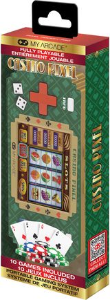 Nešiojama žaidimų konsolė PIXEL POCKET PRO CASINO PIXEL PORTABLE GAMING SYSTEM ( 10 GAMES IN 1)