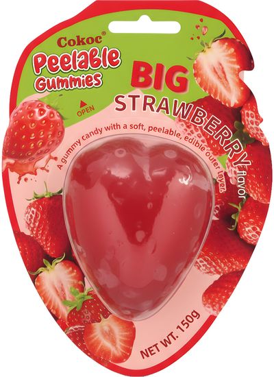 Guminukas COKOC Peelable Gummy XL, braškių sk., 150 g