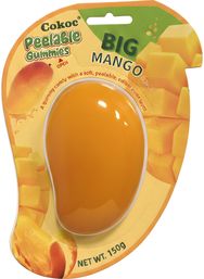 Guminukas COKOC Peelable Gummy XL, mango sk., 150 g