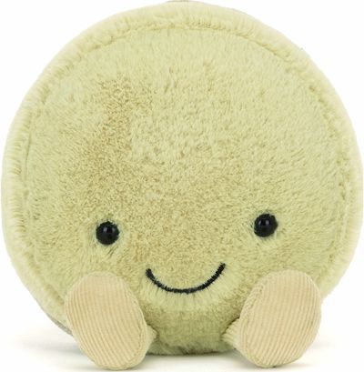 Pliušinis žaislas pistacijų makaronsas JELLYCAT AMUSEABLES MAX MACARON (PISTACHI O)