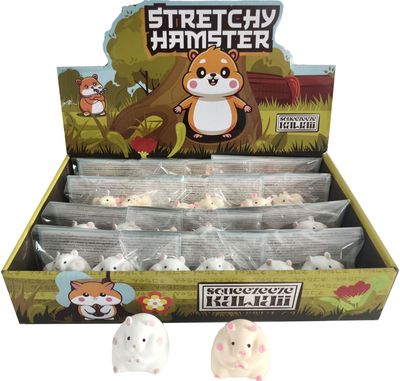 Antistresinis žaislas SQUEEZY HAMSTER, 2 vnt.