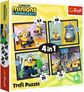 TREFL MINIONS 4 dėlionių rinkinys Minions