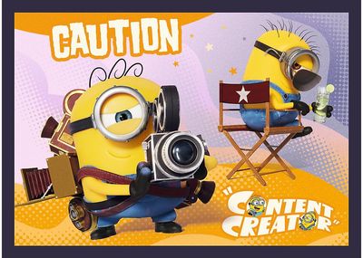 TREFL MINIONS 4 dėlionių rinkinys Minions