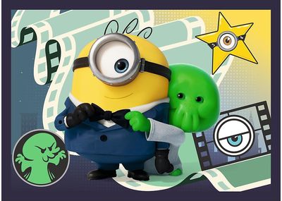 TREFL MINIONS 4 dėlionių rinkinys Minions