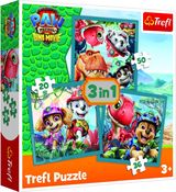 TREFL PAW PATROL 3 dėlionių rinkinys Šuniukas-patrulis