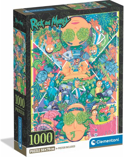 Dėlionė CLEMENTONI Rick & Morty 2, 1000 det.