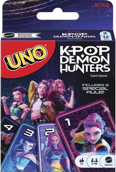 Stalo žaidimas UNO kortos K-POP DEMON HUNTERS