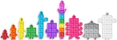 Matematinis žaidimas NUMBERBLOCKS™ Sensory Bubble Poppers