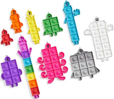 Matematinis žaidimas NUMBERBLOCKS™ Sensory Bubble Poppers