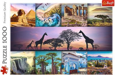 TREFL Dėlionė Afrika, 1000 det.