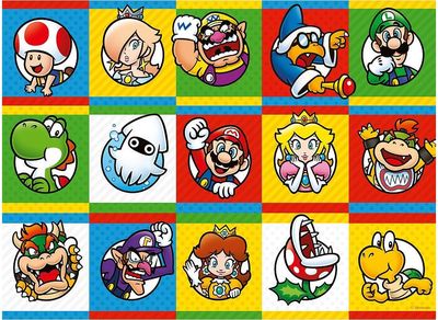 Dėlionė RAVENSBURGER Super Mario personažai, 200 det.