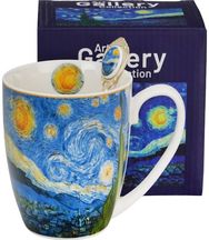 Puodelis su šaukšteliu Starry Night by Van Gogh, 360 ml