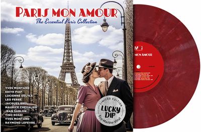 Various: Paris Mon Amour - The Essential Collection- Various (lucky dip marble), LP