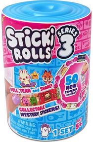 Kūrybinis rinkinys STICKI ROLLS Apyrankė su lipdukais, S3, įv. rūšių