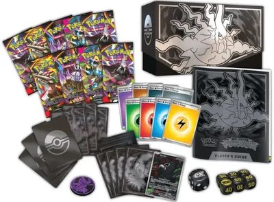 Kolekcinės kortelės Pokémon TCG: Mega Evolution – ME05: Pitch Black – Elite Trainer Box