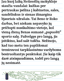 Stalo žaidimas MOKYKLOS DETEKTYVAI NR. 2. PERTRAUKŲ IŠDAIGOS