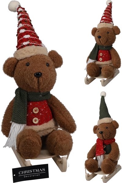Dekoracija Bear, 20 x 25 x 43 cm, įv. rūšių