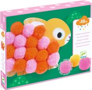 Kūrybinis rinkinys DJECO Animals and Pom-pom Circles