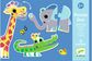 Dėlionė DJECO Puzzle Duo Articulo Animals, 20 vnt.