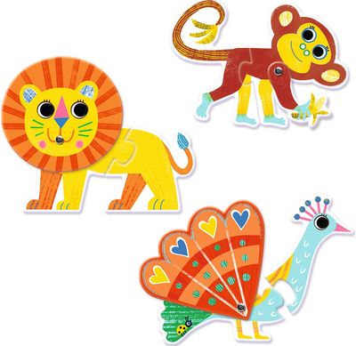 Dėlionė DJECO Puzzle Duo Articulo Animals, 20 vnt.