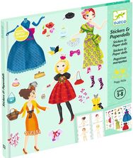 Kūrybinis rinkinys DJECO Stickers and Paper Dolls Massive Fashion