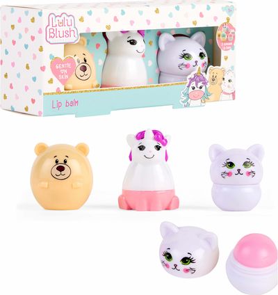 Lūpų balzamų rinkinys CREATE IT! Lulu Blush Unicorn Cat
