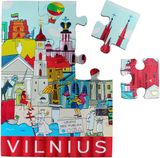 Magnetas - dėlionė Vilniaus miesto panorama