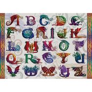 Dėlionė RAVENSBURGER The Alphabet of the Dragon 1000 det.