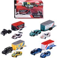 Majorette Racing Car + Trailer