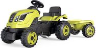Smoby Farmer XL Green Tractor + Trailer