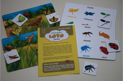 Stalo žaidimas LOTO VABZDŽIAI