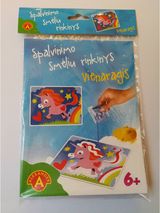 Spalvinimo smėliu rinkinys VIENARAGIS