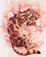 Tapyba pagal skaičius: MĖGSTAMIAUSIAS KVAPAS lesya_nedzelska_art 40x50 dėžutėje